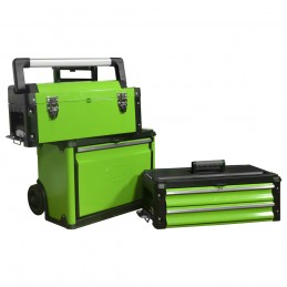 CARRELLO PORTA ATTREZZI JBM 7 CASSETTI VERDE VUOTO